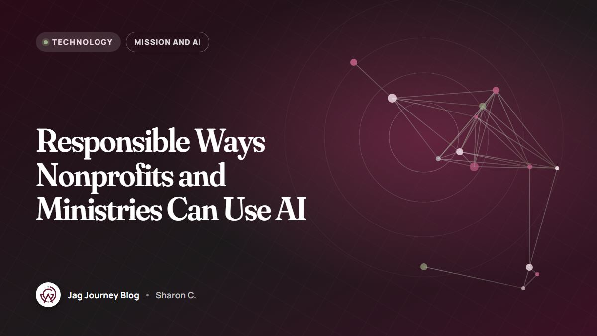 Responsible Ways Nonprofits and Ministries Can Use AI