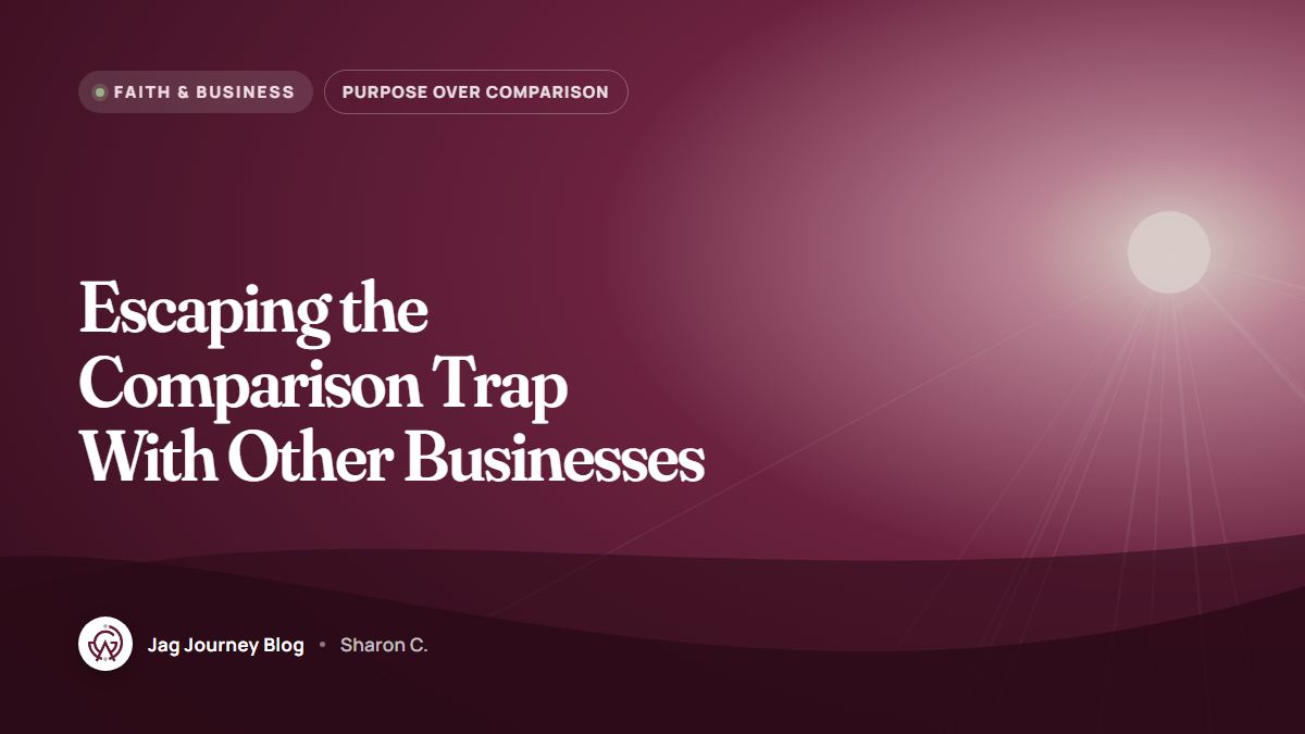 Escaping the Comparison Trap With Other Businesses