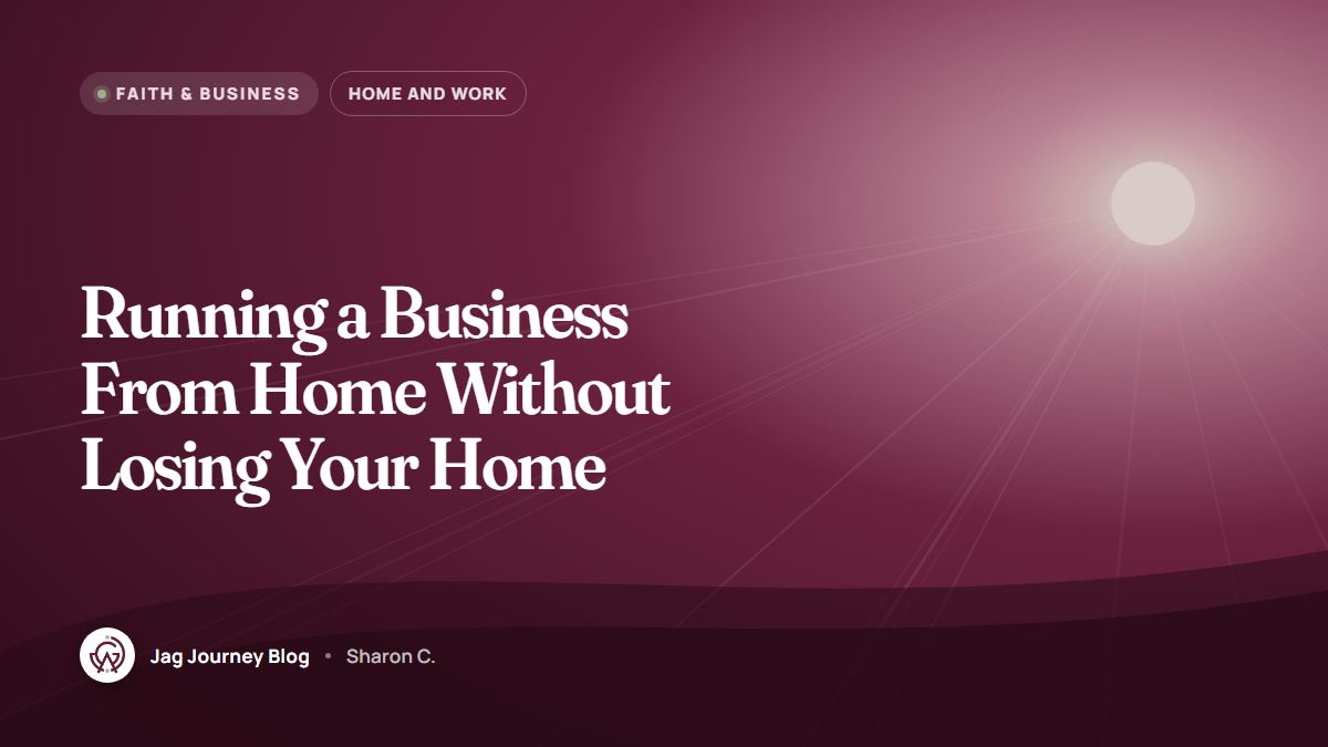 Running a Business From Home Without Losing Your Home