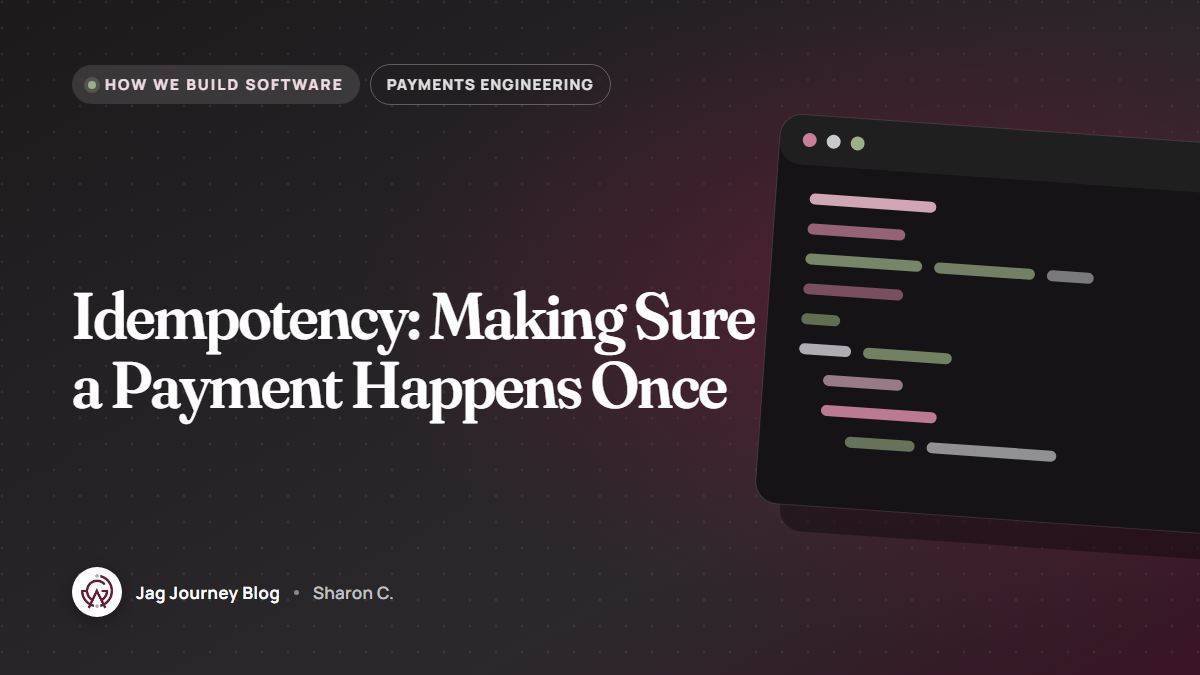Idempotency: Making Sure a Payment Happens Once
