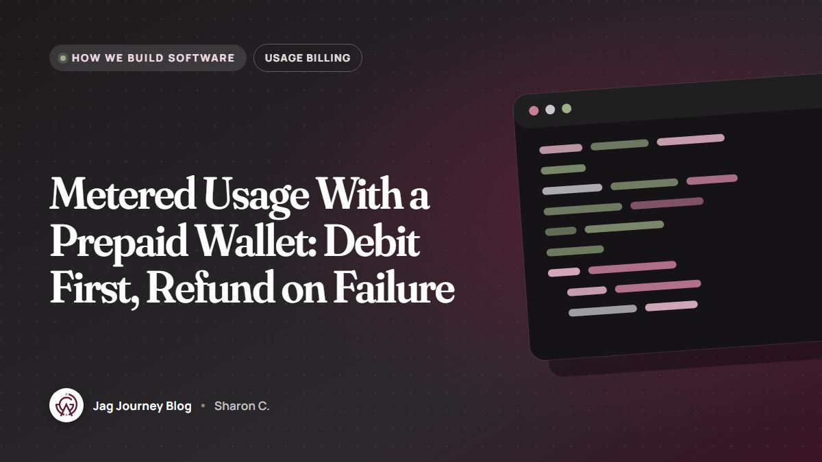 Metered Usage With a Prepaid Wallet: Debit First, Refund on Failure