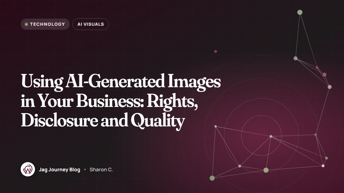 Using AI-Generated Images in Your Business: Rights, Disclosure and Quality